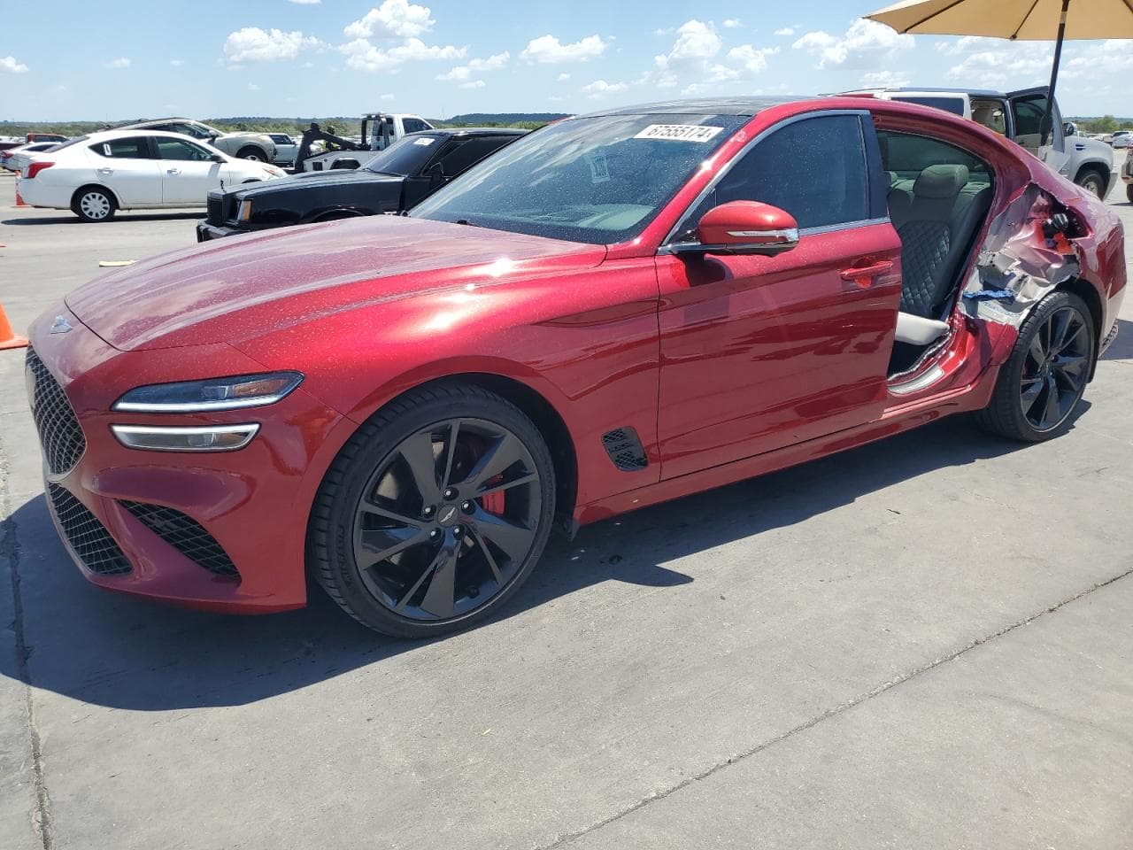 GENESIS G70 KMTG54TE8NU083354 | BidCars4U